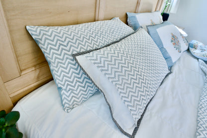 ✨Ornate Bouquet | 6-Piece Organic Cotton Bedsheet & Quilt Set ✨