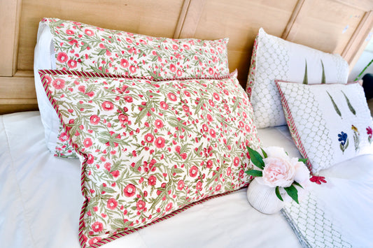 ✨Spring Medallion | 6-Piece Organic Cotton Bedsheet & Quilt Set✨